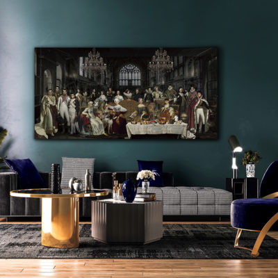 Consola y espejo plata 0002